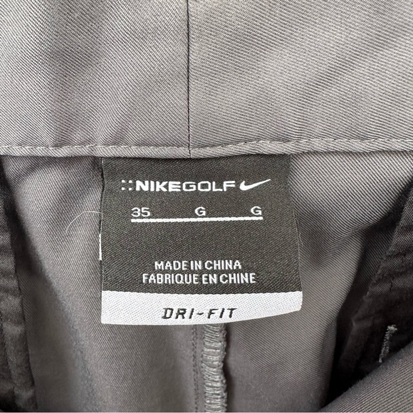 Nike Golf Dri-Fit Flat Front Shorts Gray - Picture 12 of 12